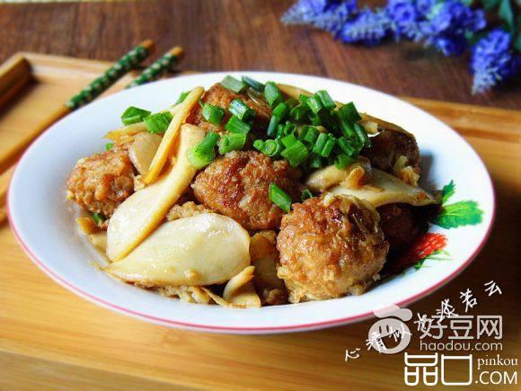 杏鲍菇糖醋丸子