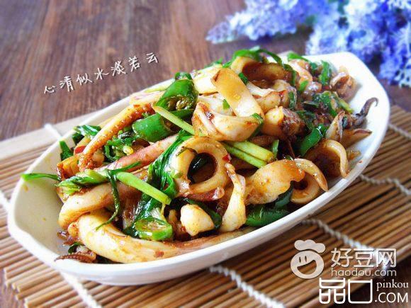 干煸香辣鱿鱼