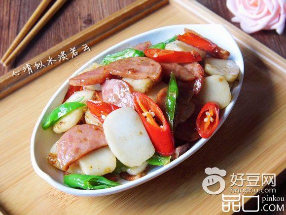 火腿辣炒年糕