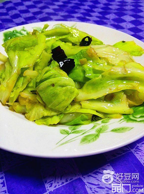干煸包菜