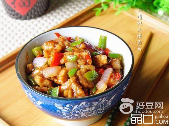 三蔬小炒肉丁