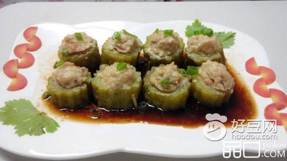 杏鲍菇苦瓜酿