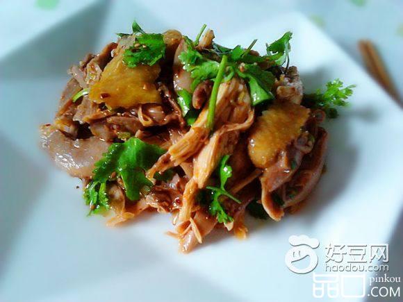 凉拌香辣鸡丝