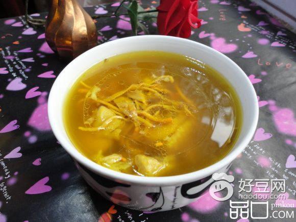 虫草花鸡汤
