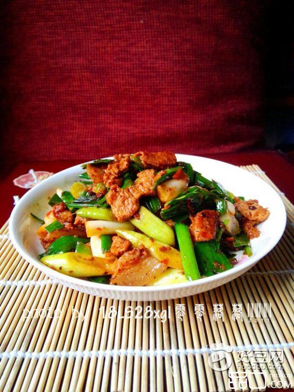 蒜苗肉片