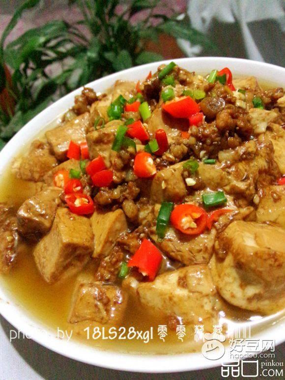 鱼香肉末嫩豆腐