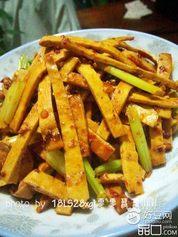香干炒肉片