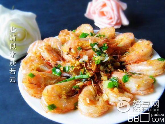 椒盐蒜蓉开背虾