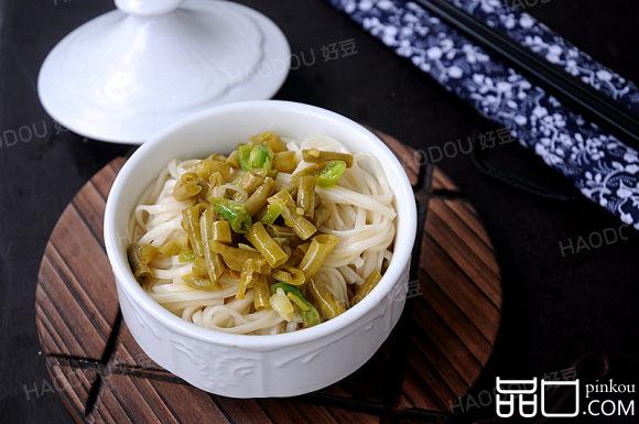 酸豆角拌面