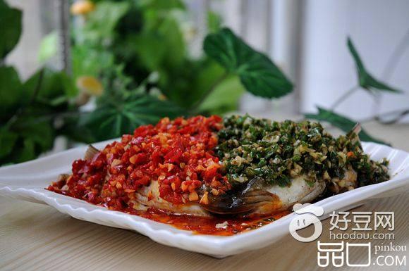 蒜米双色鱼头