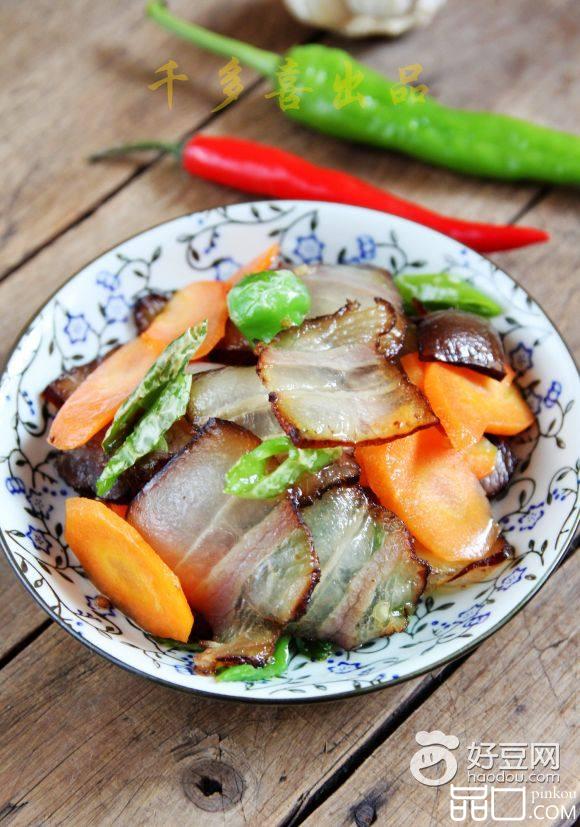 胡萝卜炒腊肉