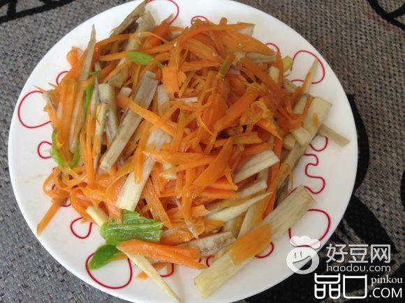胡萝卜山药丝