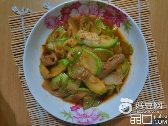 西葫芦炒肉