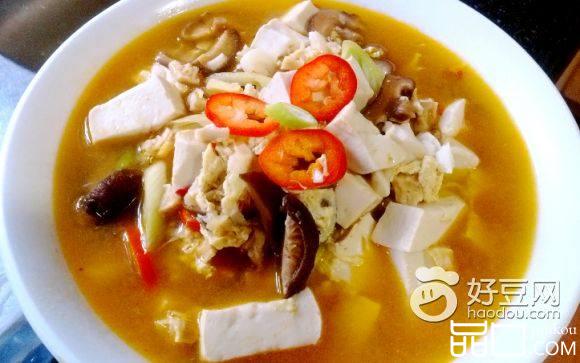 笋尖香菇豆腐汤