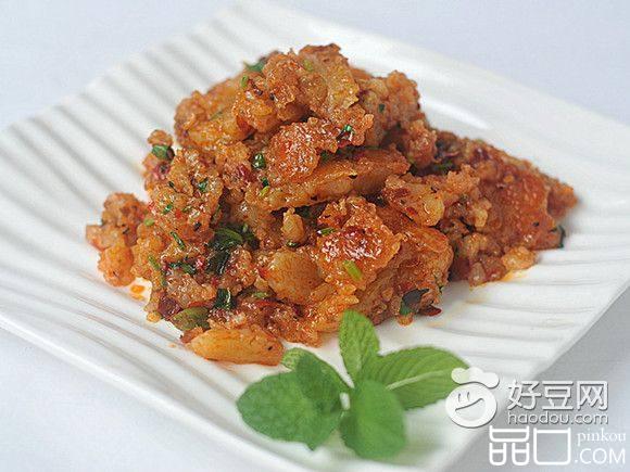 辣炒蕨根糍粑