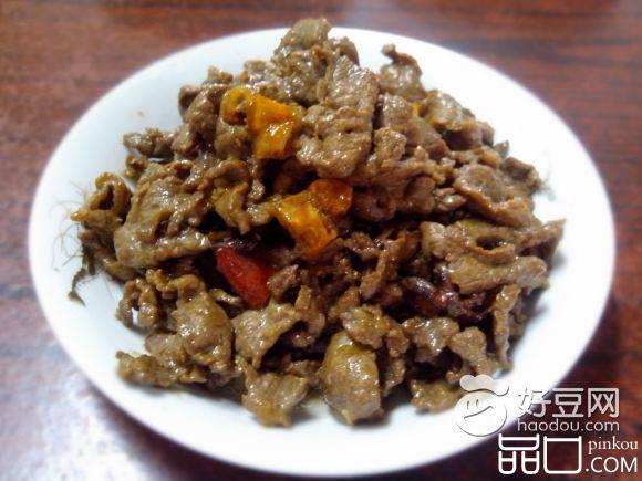 爆炒五香牛肉
