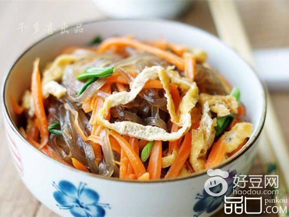 红薯粉丝素合菜
