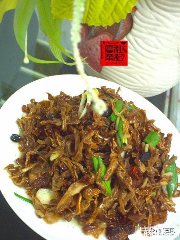 干苦瓜炒五花肉