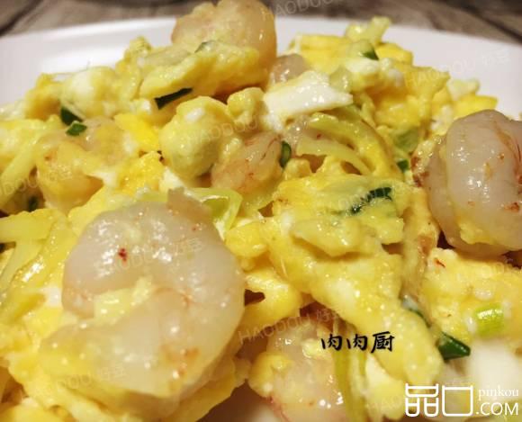 韭黄虾仁炒滑蛋