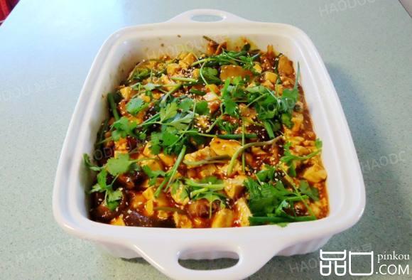 冬菇鸡丝煮辣豆腐