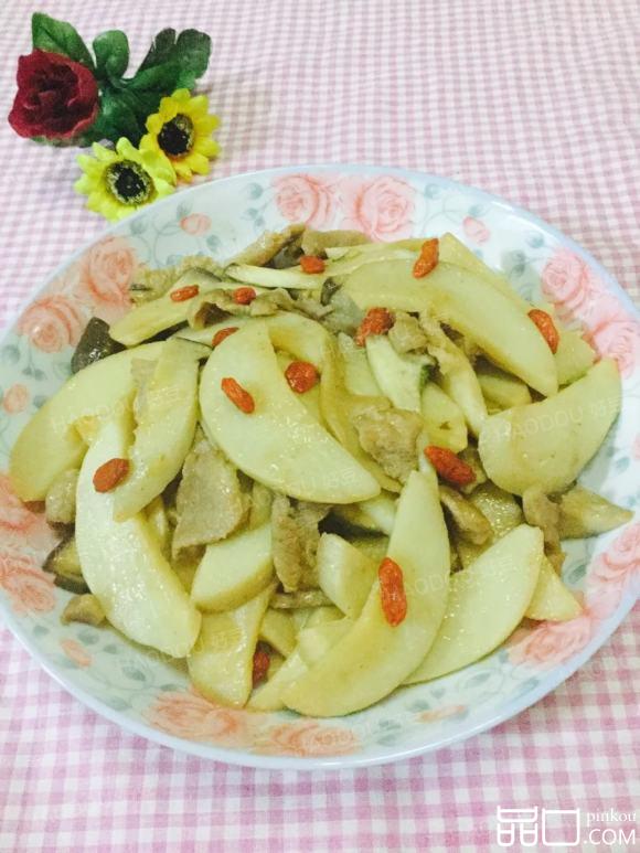 杏鲍菇炒瘦肉