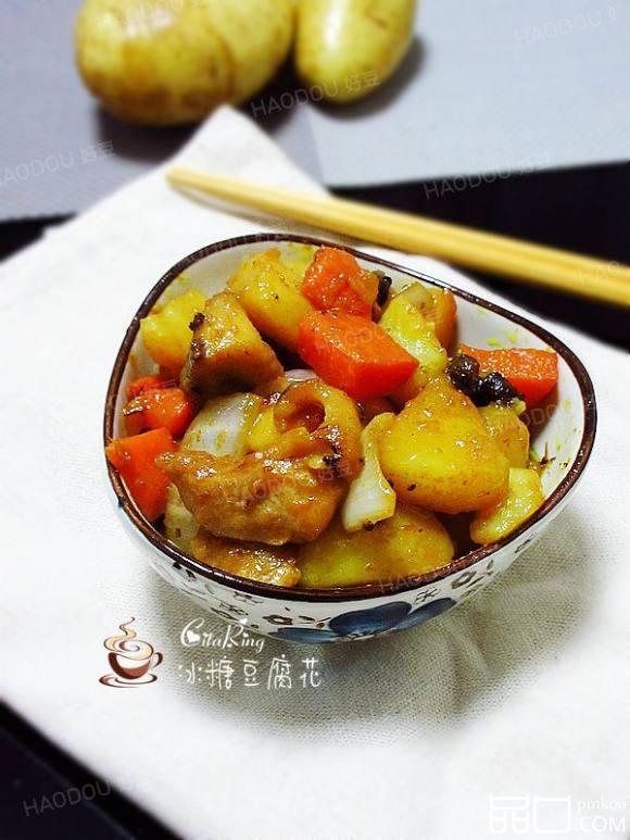 咖喱油土豆鸡腿肉