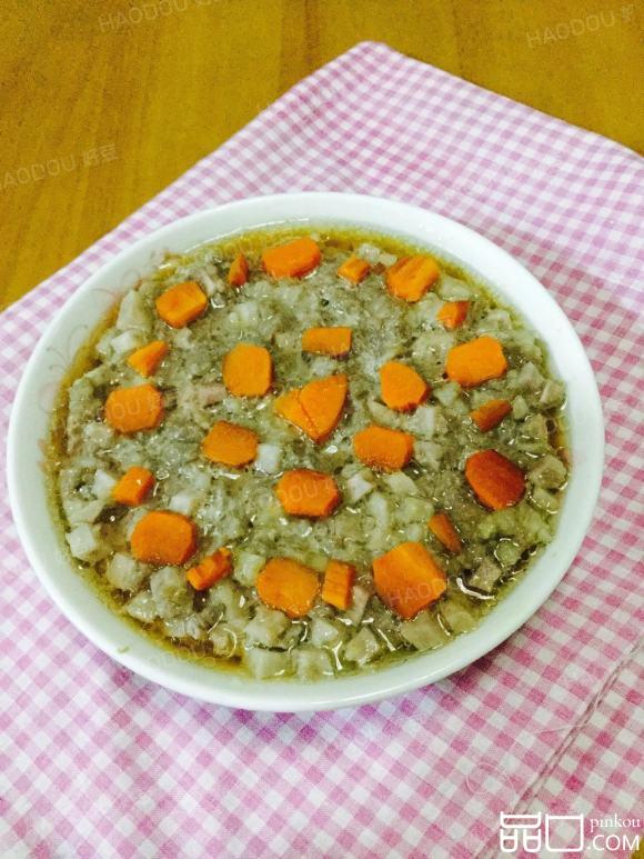 蒸香芋肉饼