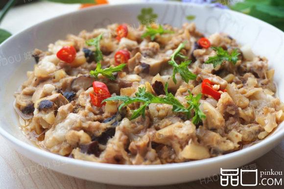 广式瑶柱香菇肉饼