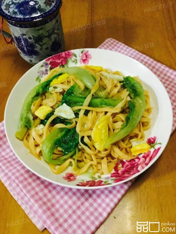 生菜鸡蛋炒番茄面