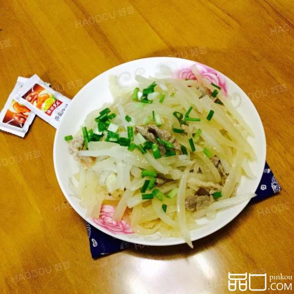 肉片焖萝卜