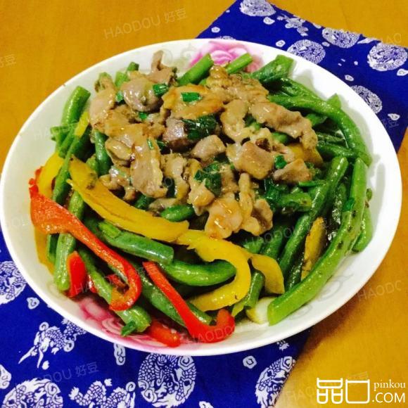 肉炒豇豆
