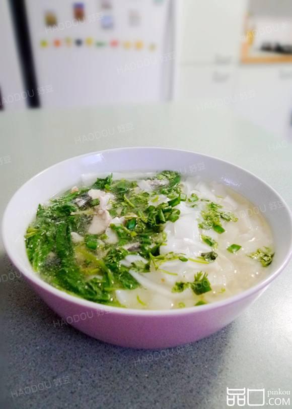 鱼片芥菜汤河粉