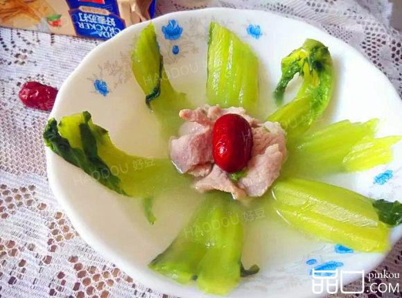 肉片芥菜汤