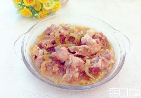 榨菜蒸排骨
