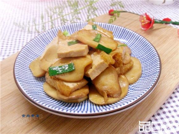 猪皮炒杏鲍菇