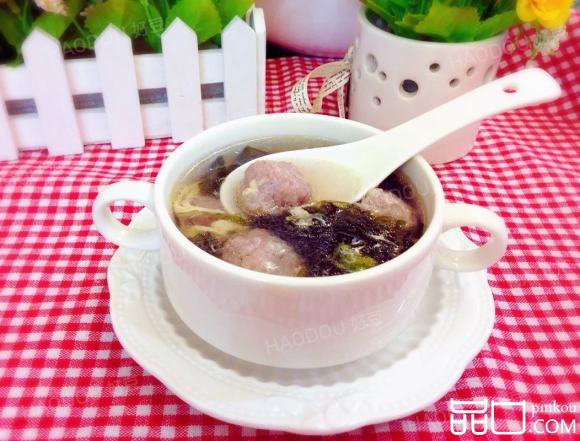 紫菜丸子汤