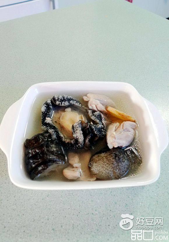 鲍鱼海参鸡汤