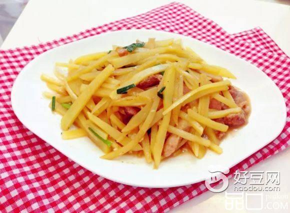 【儿童美食】肉片炒土