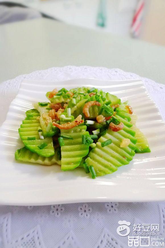 虾米炒合掌瓜