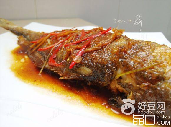 啤酒煎焖黄花鱼