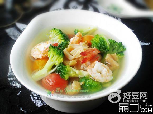 西兰花滚虾仁