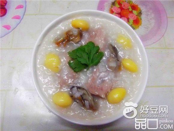 白果蚝豉排骨粥