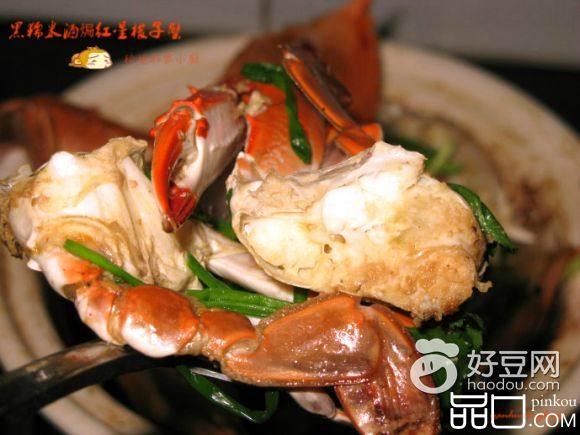 黑糯米酒焗红星梭子蟹