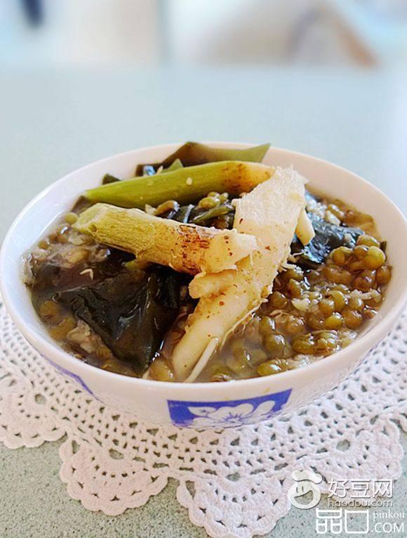 海带绿豆煲马齿苋根