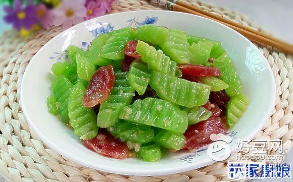 莴笋炒腊肠