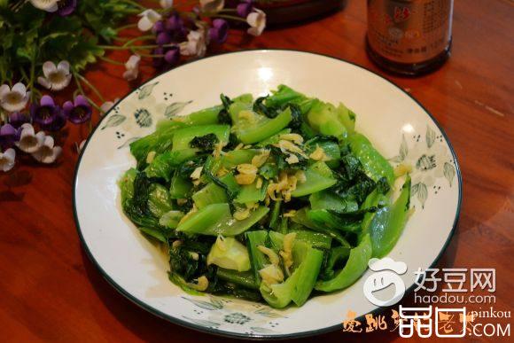 虾米炒盖菜