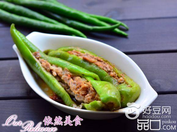 椒盐尖椒酿肉