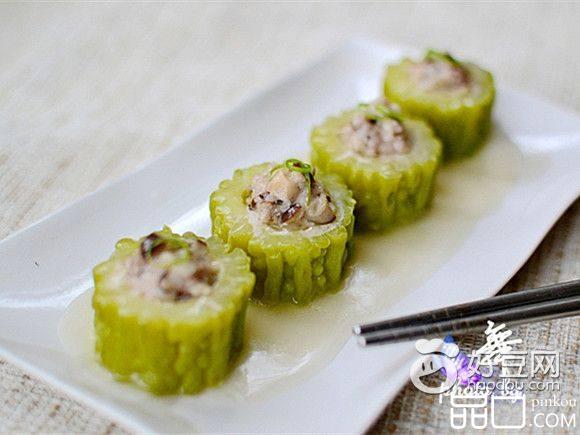 苦瓜镶肉泥