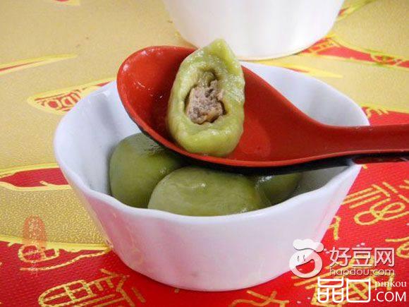 翡翠鲜肉汤圆