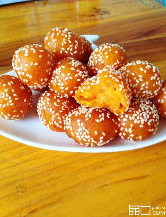 芝香红薯小麻团